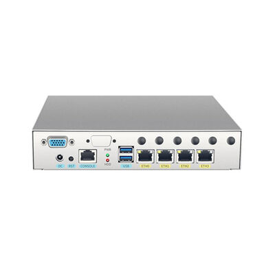 Intel® J4125 4 port 2.5G LAN Firewall appliance Mini industrial computer PFsense support 5G network