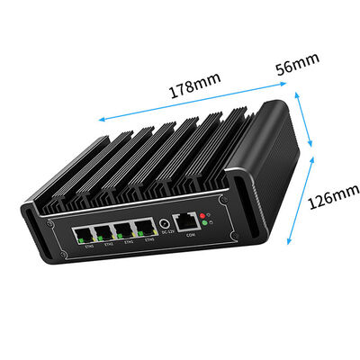Intel® Core™ i3-1115G4 4*2.5G LAN Firewall Pc  PFSENSE industrial computer Fanless mini pc